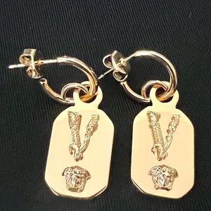 Versace La Medusa Drop Earrings
